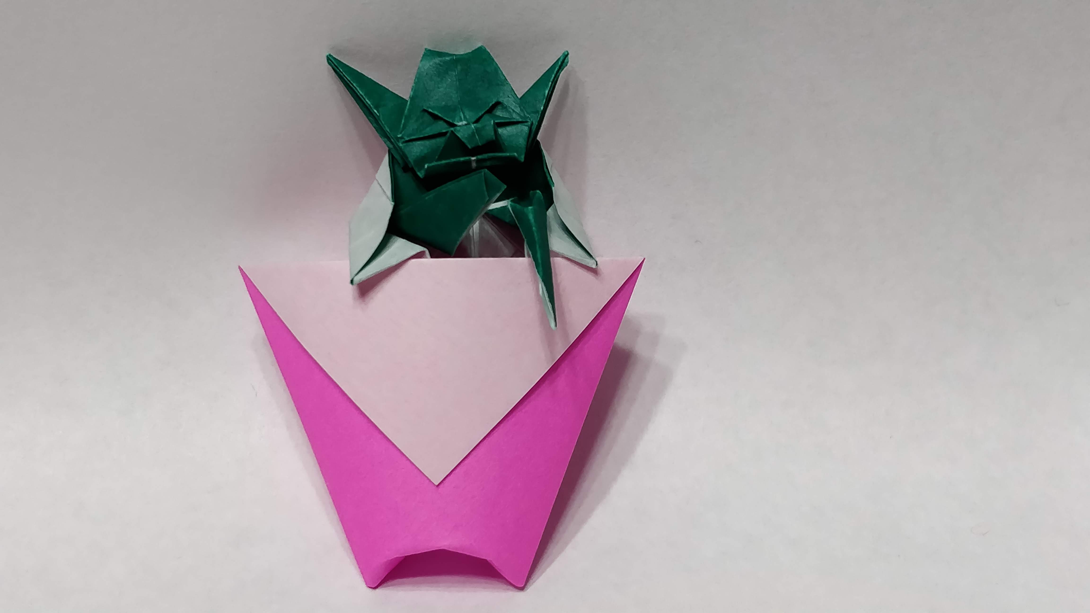 Origami Cup and Yoda